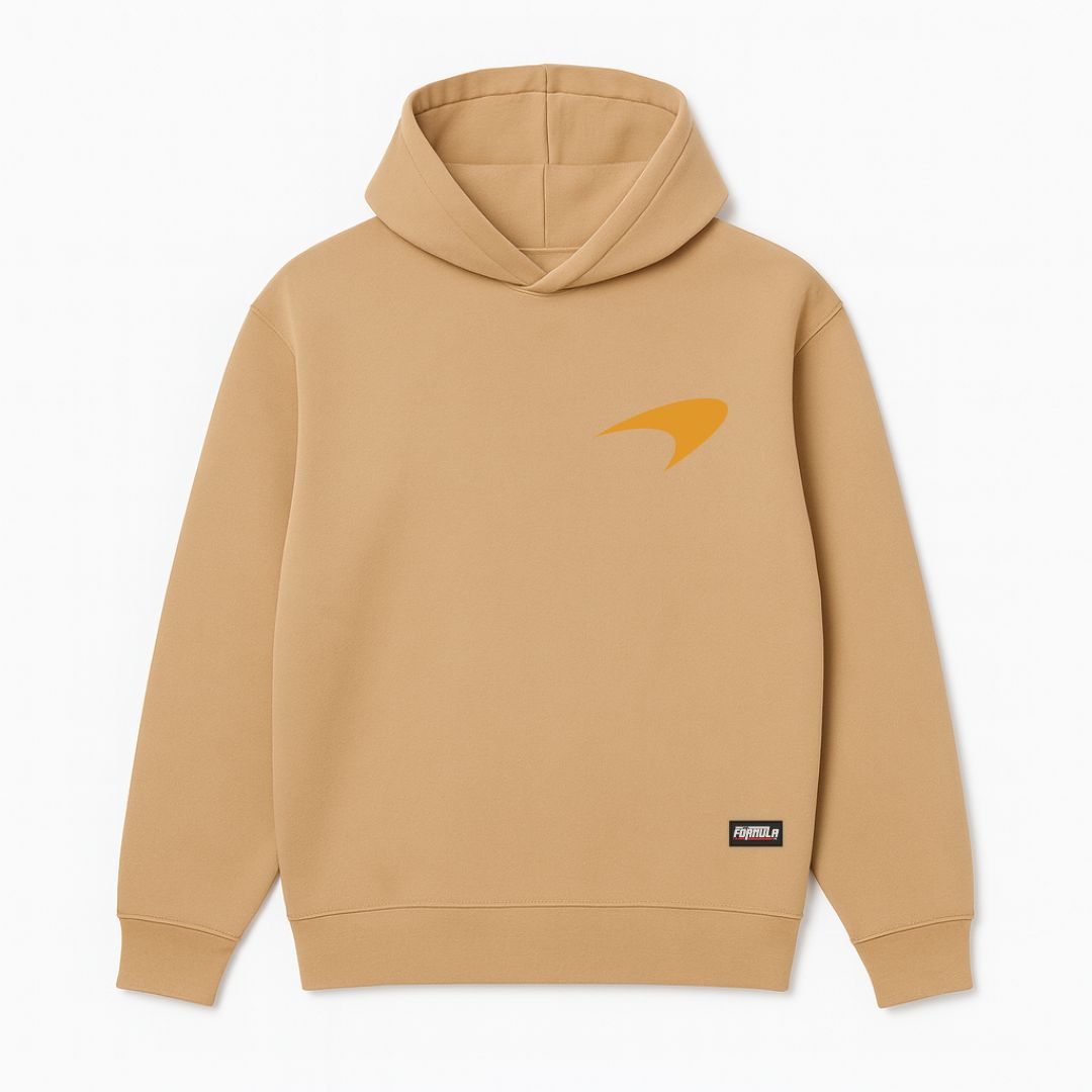 MCLN Vintage Graphic Hoodie Beige
