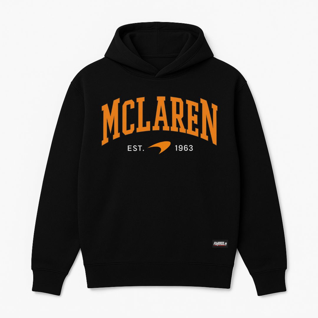 McLN Graphic Hoodie Black
