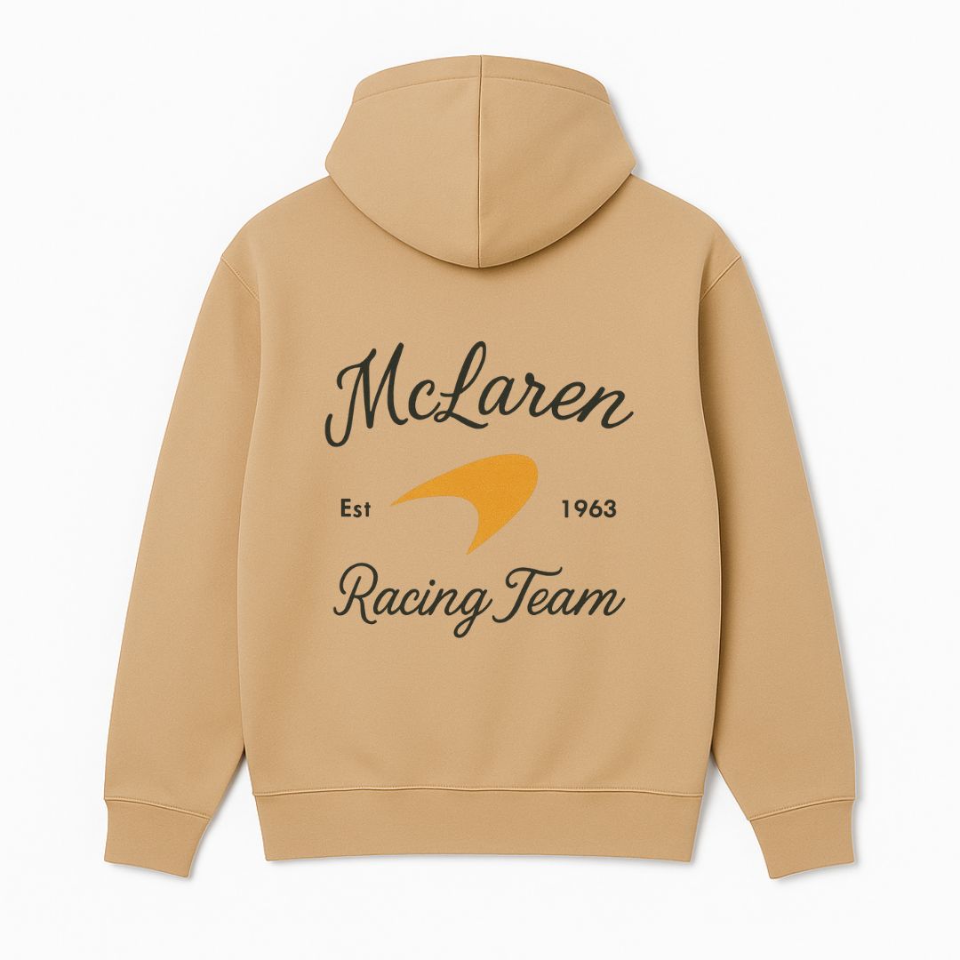 MCLN Vintage Graphic Hoodie Beige