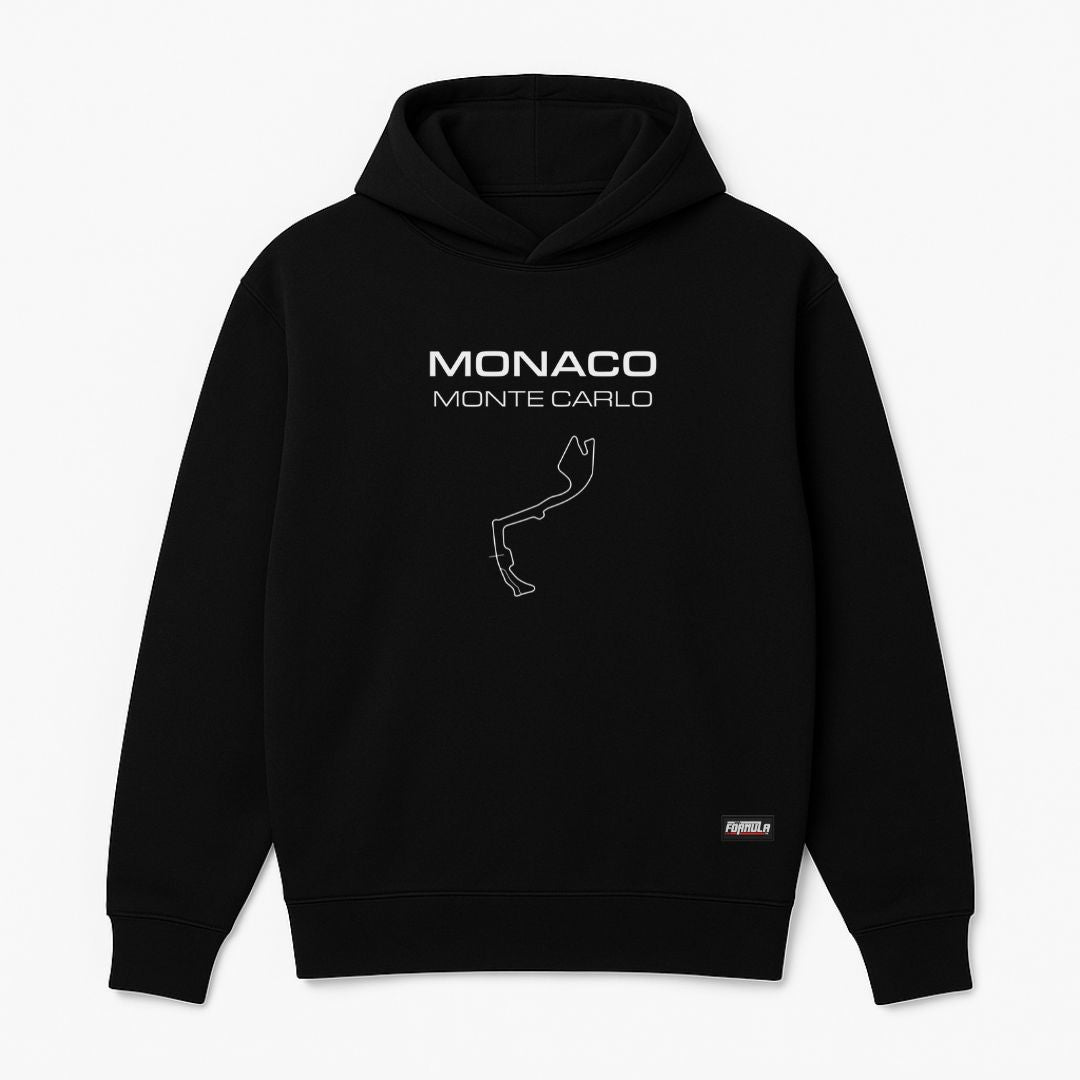 Monaco Graphic Hoodie Black