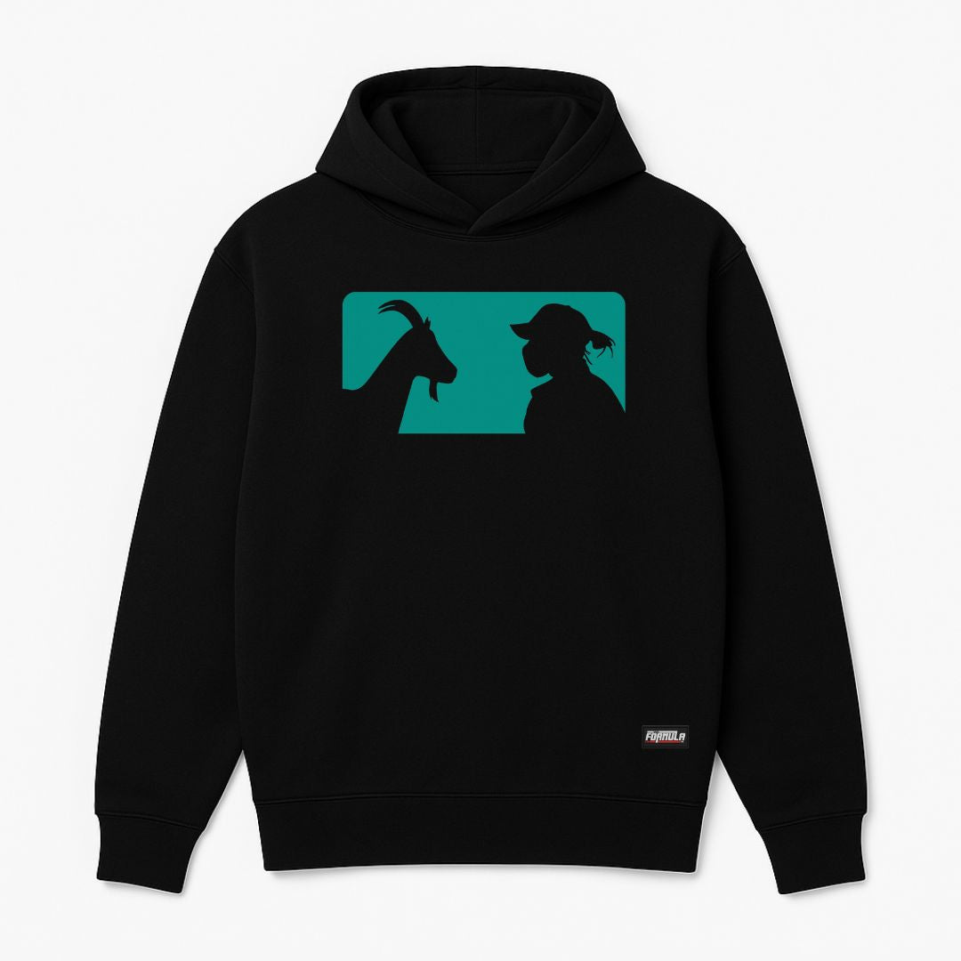 Hamilton Goat Graphic Hoodie Black