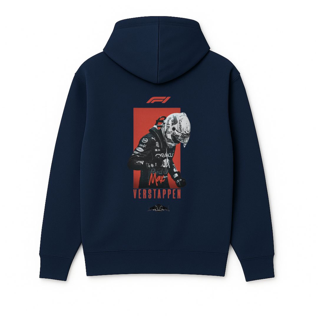 Max Verstappen Graphic Hoodie Navy
