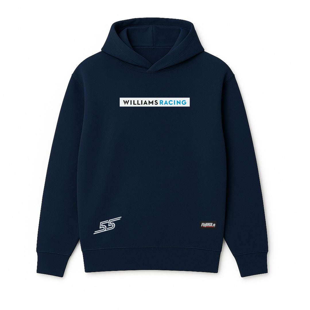 Willam Sainz Graphic Hoodie Navy