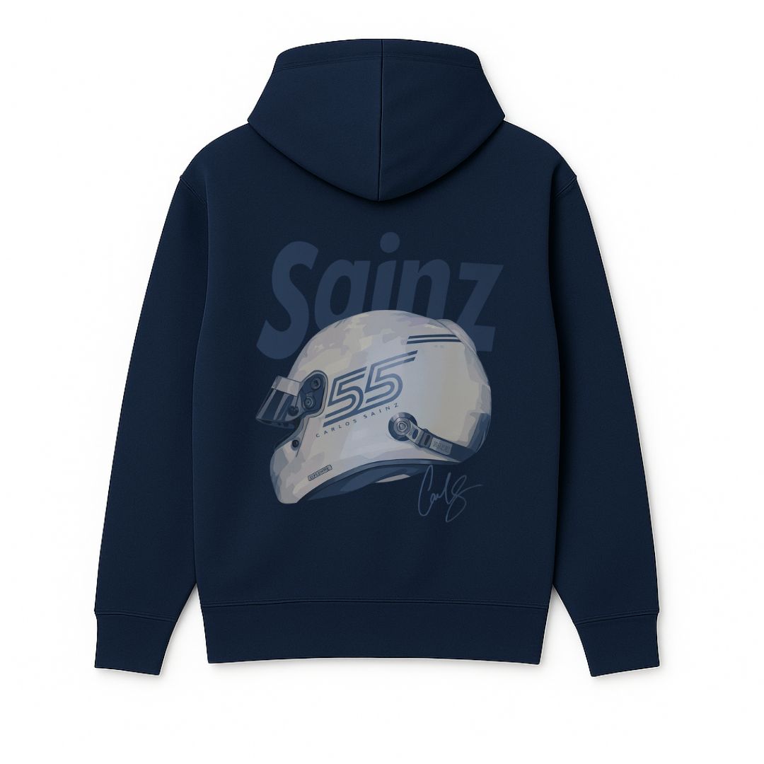 Willam Sainz Graphic Hoodie Navy