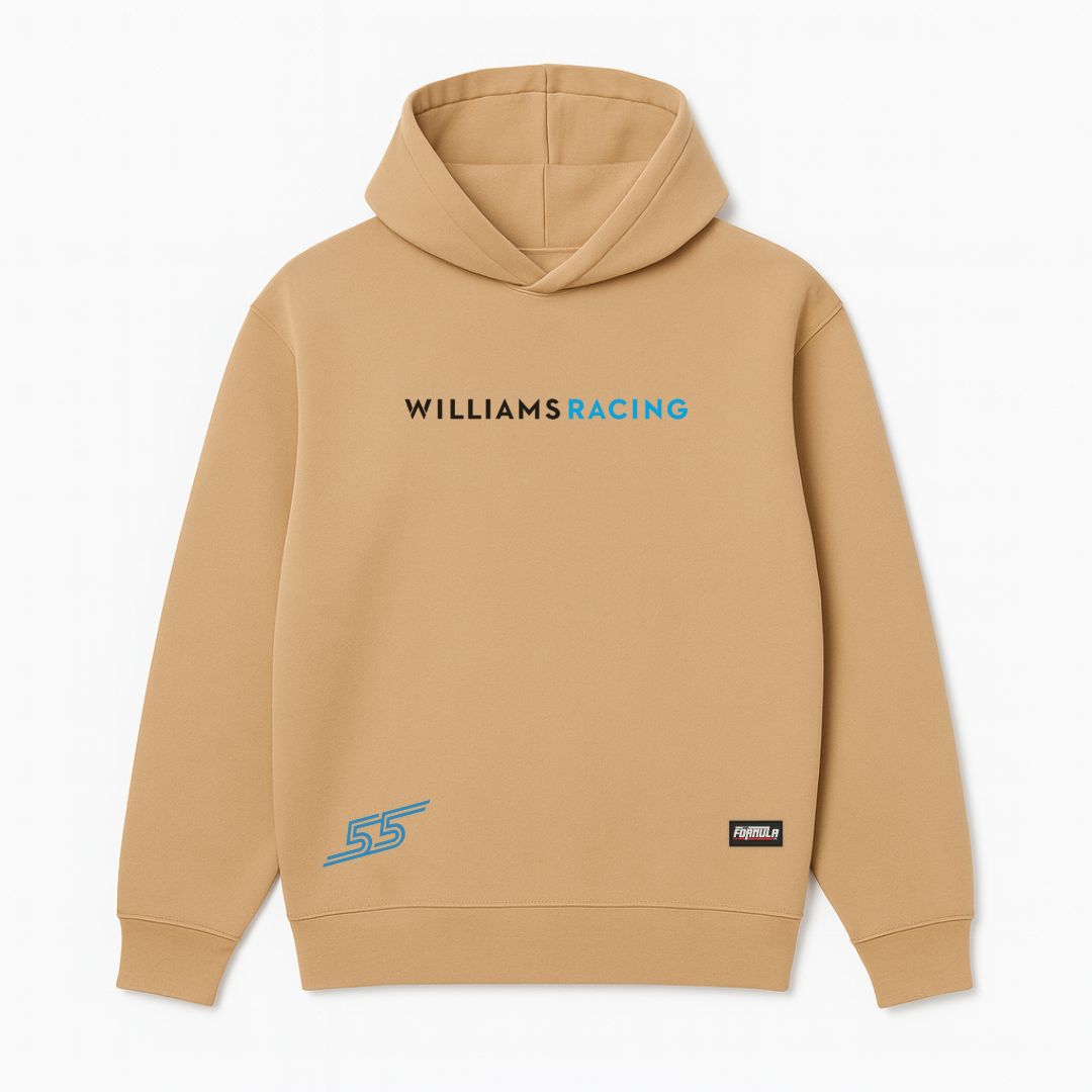 Carlos Sainz Graphic Hoodie Beige