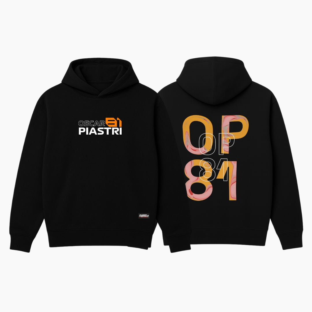 OP81 Graphic Hoodie Black