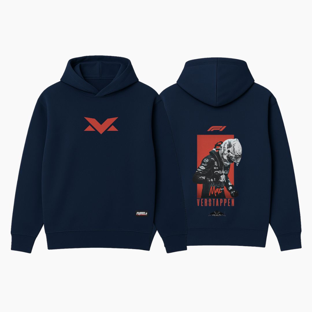 Max Verstappen Graphic Hoodie Navy