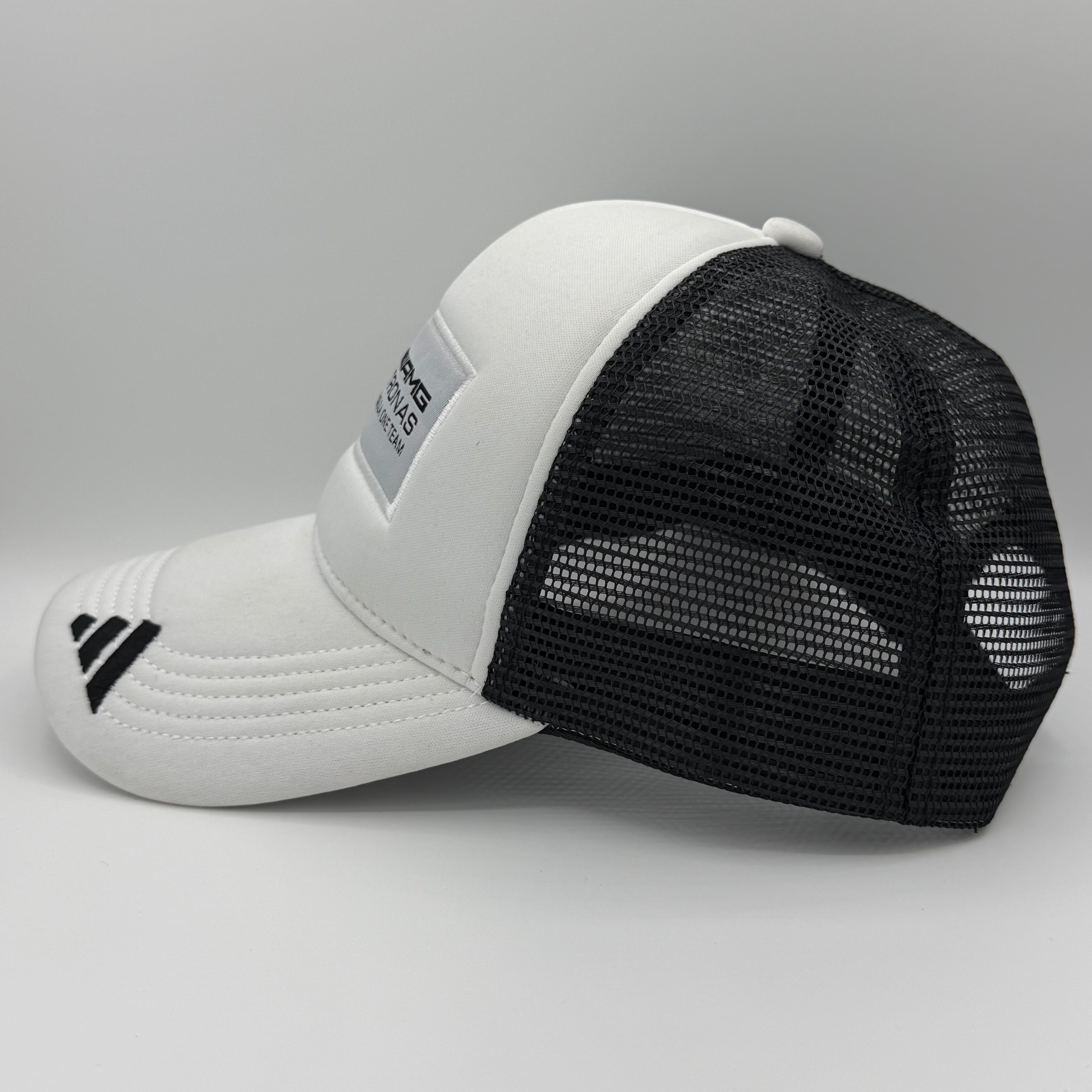 MRC F1 A Logo ADS 2025 WHITE Team Trucker Cap