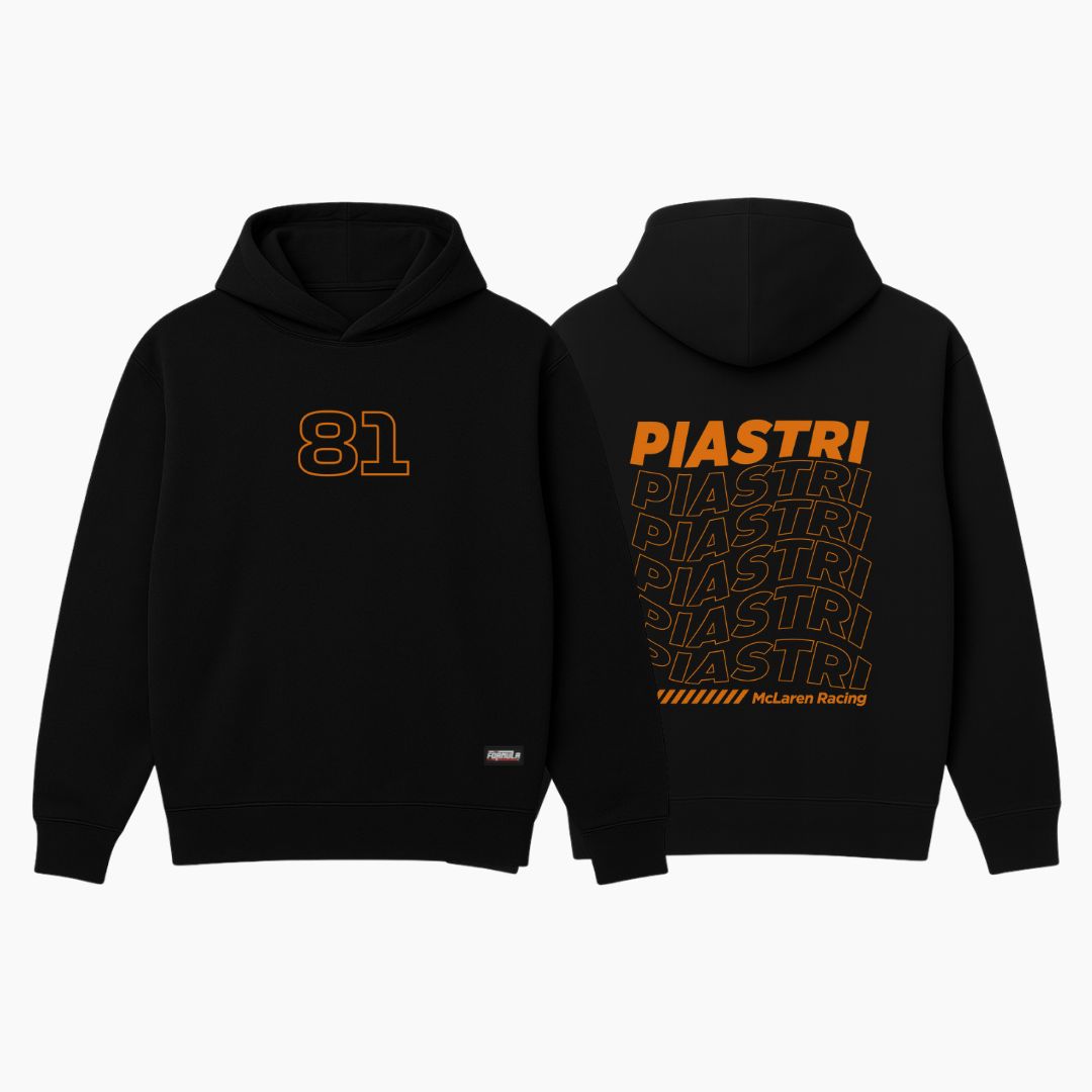 Piastri Graphic Hoodie Black