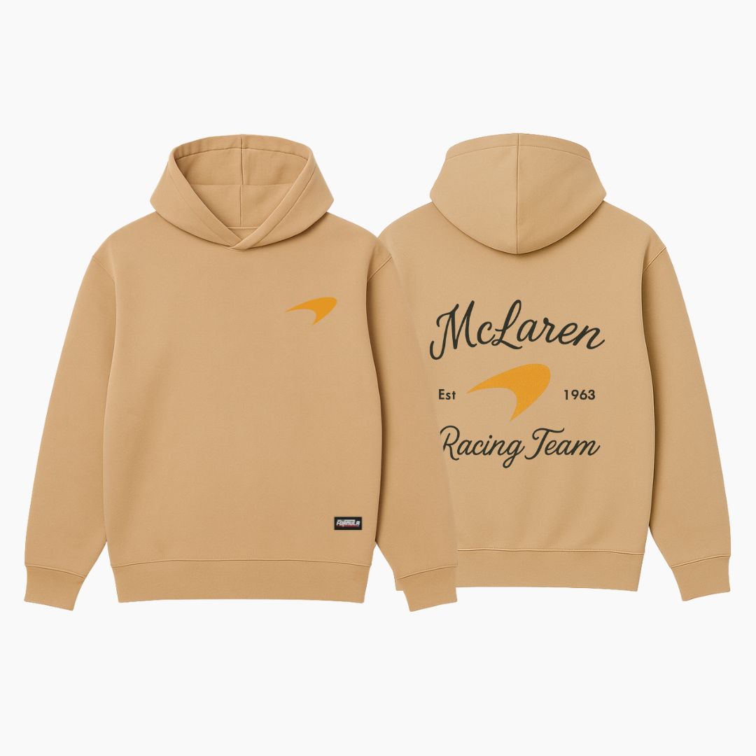 MCLN Vintage Graphic Hoodie Beige
