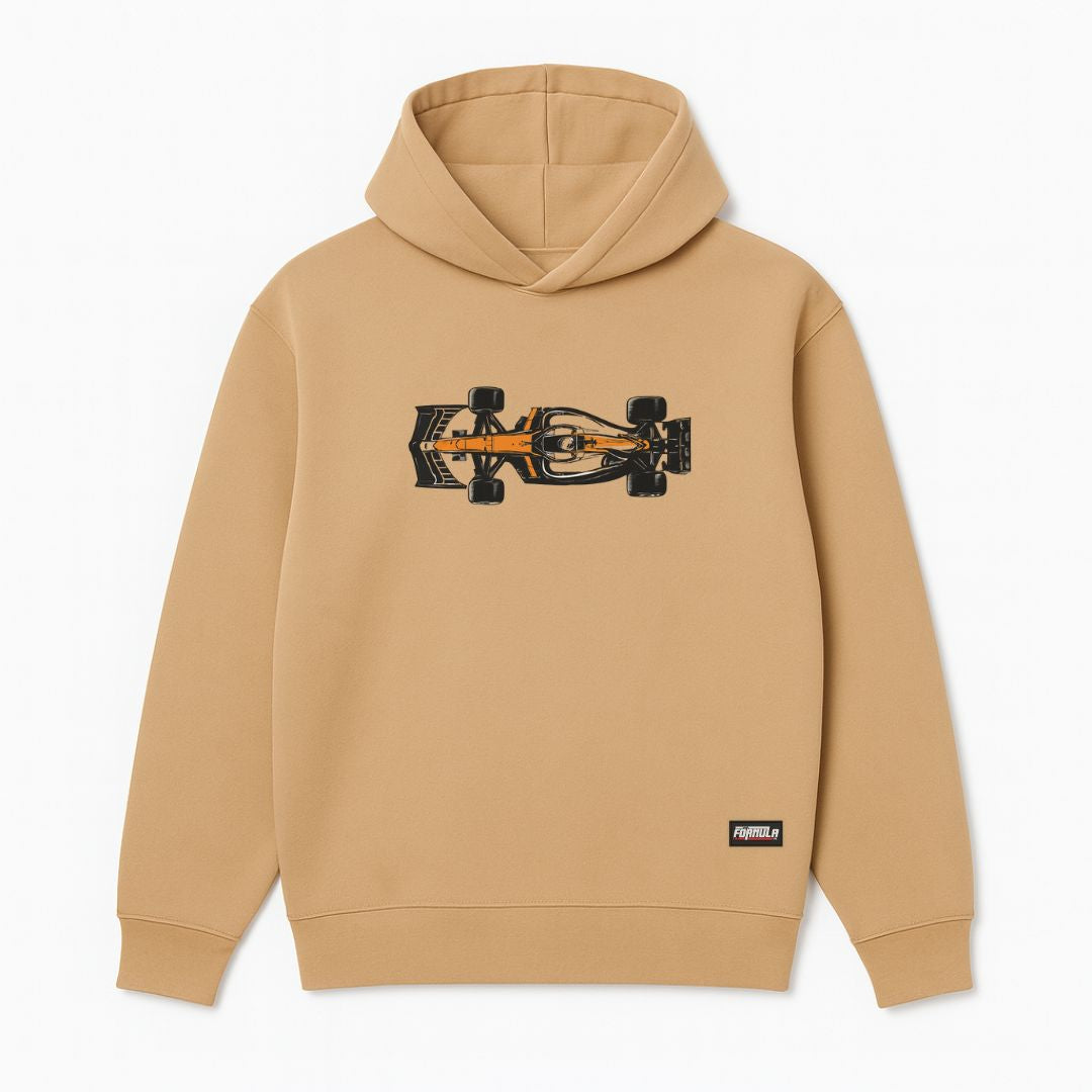 MCLN LN4 Graphic Hoodie Beige