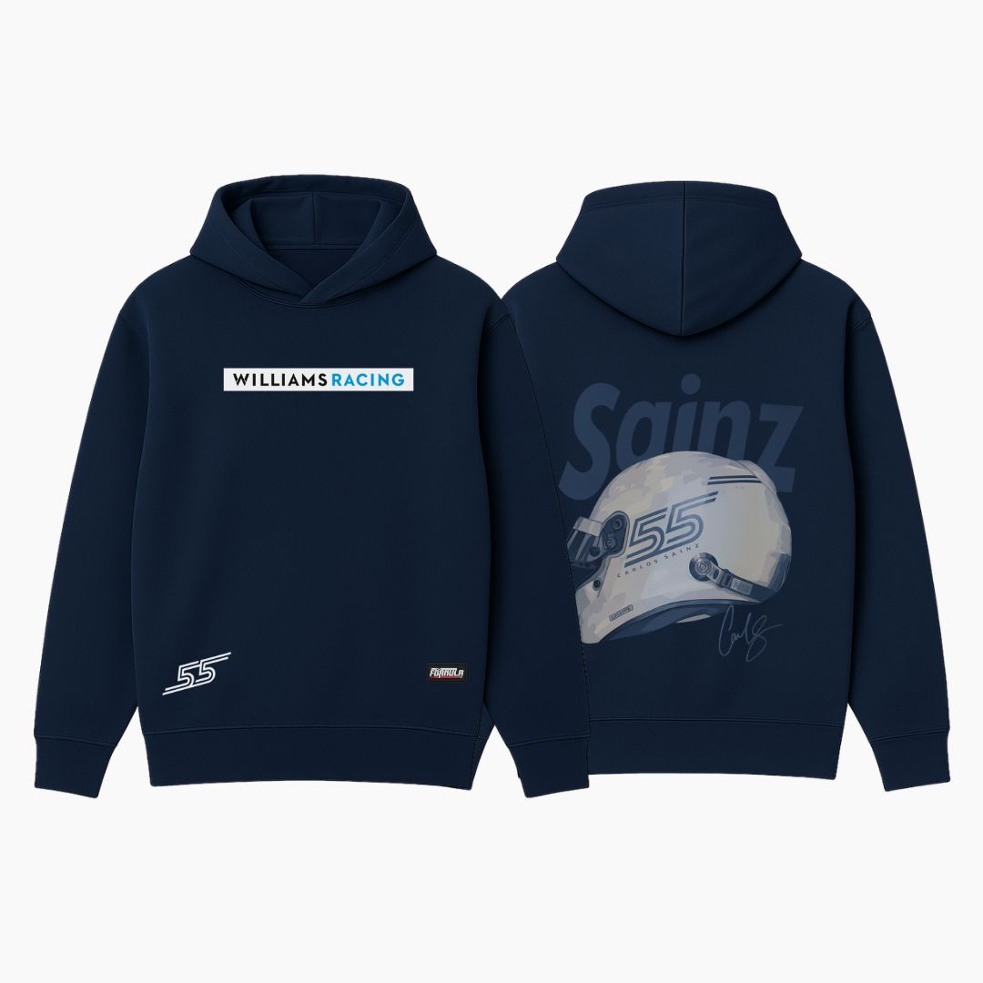 Willam Sainz Graphic Hoodie Navy