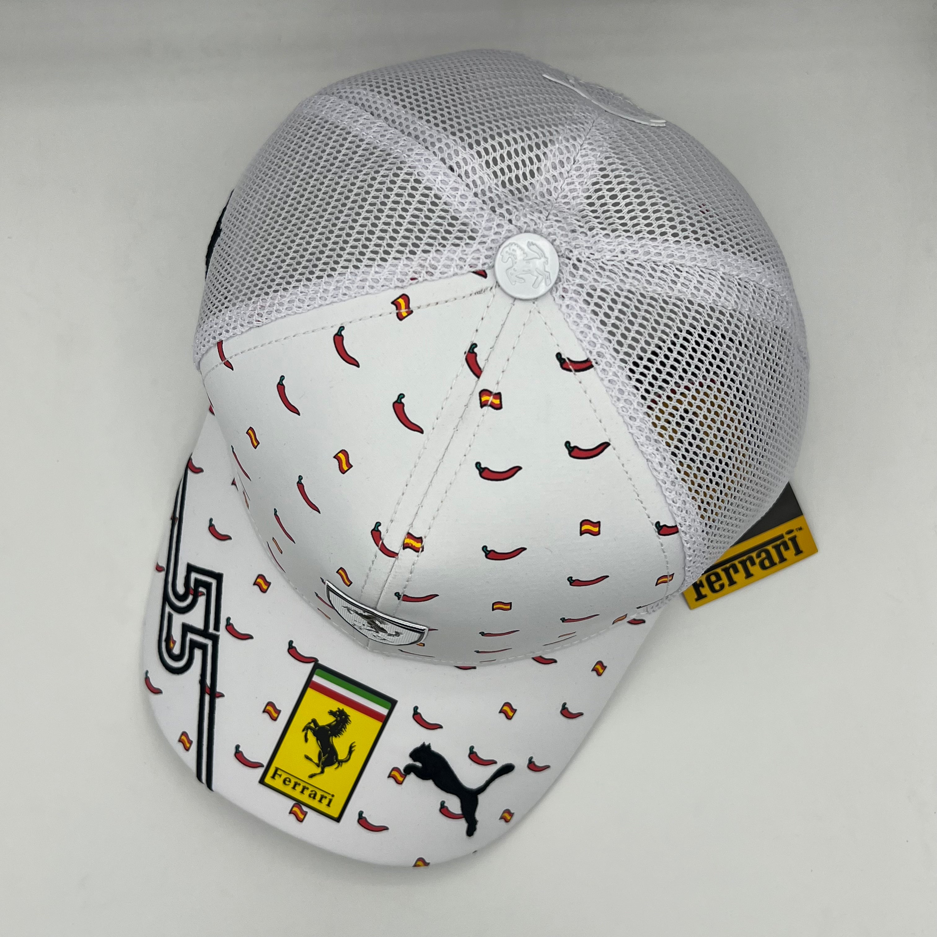 SF 2024 Carlos Sainz Chili White Cap