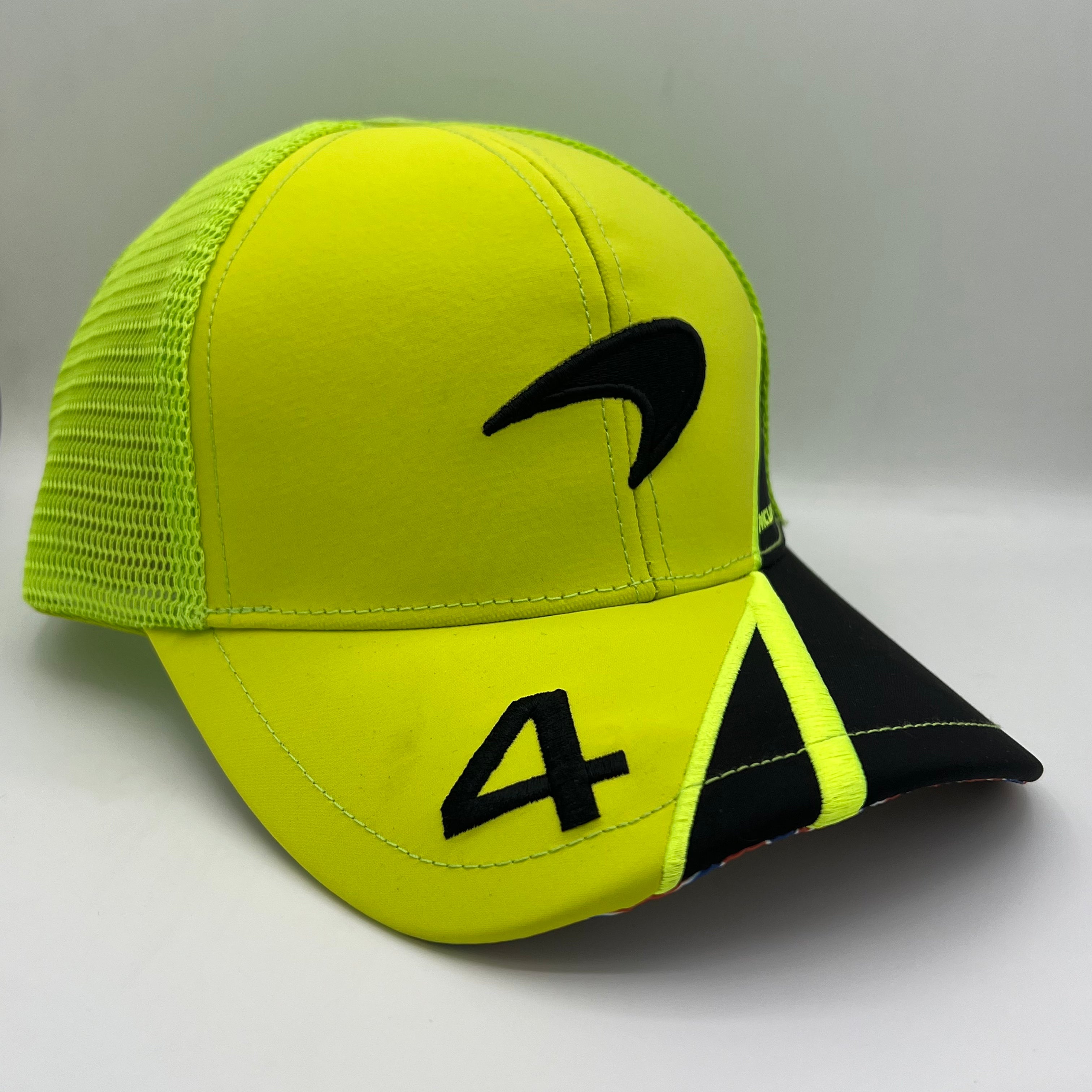 MCLN Lando Norris Silverstone Neon Green Cap