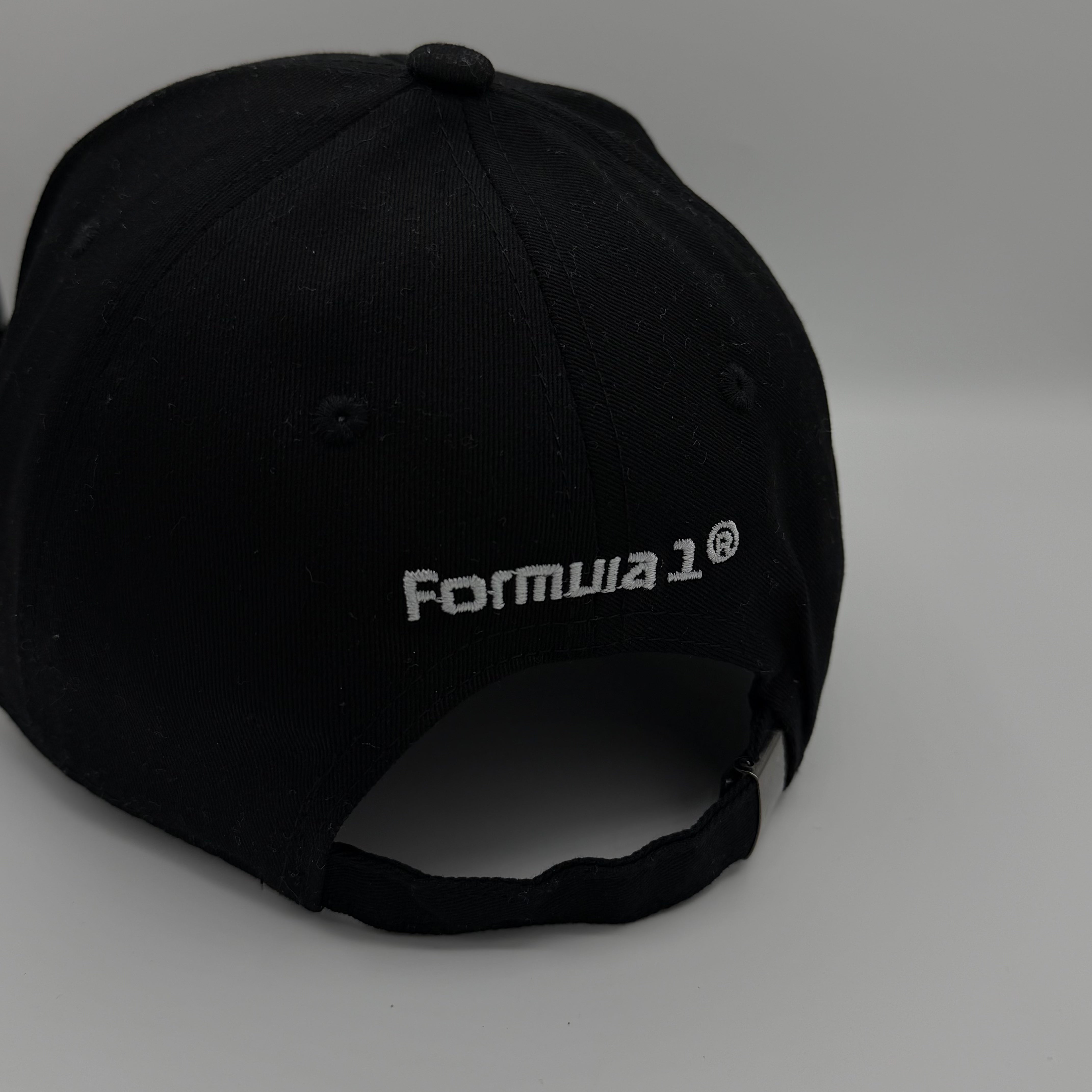 F1 Red Logo Black Cap