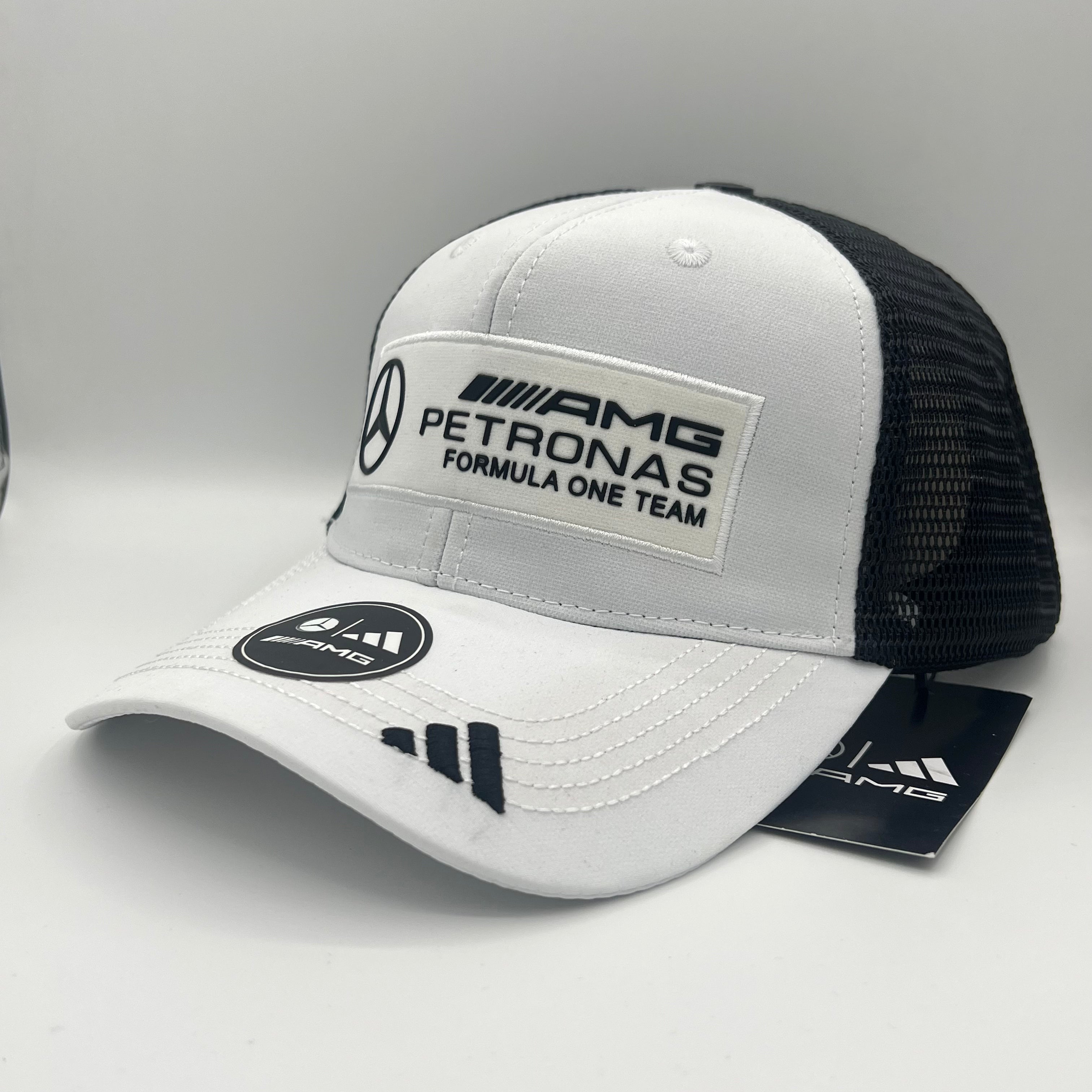 MRC F1 Logo ADS 2025 WHITE Team Trucker Cap