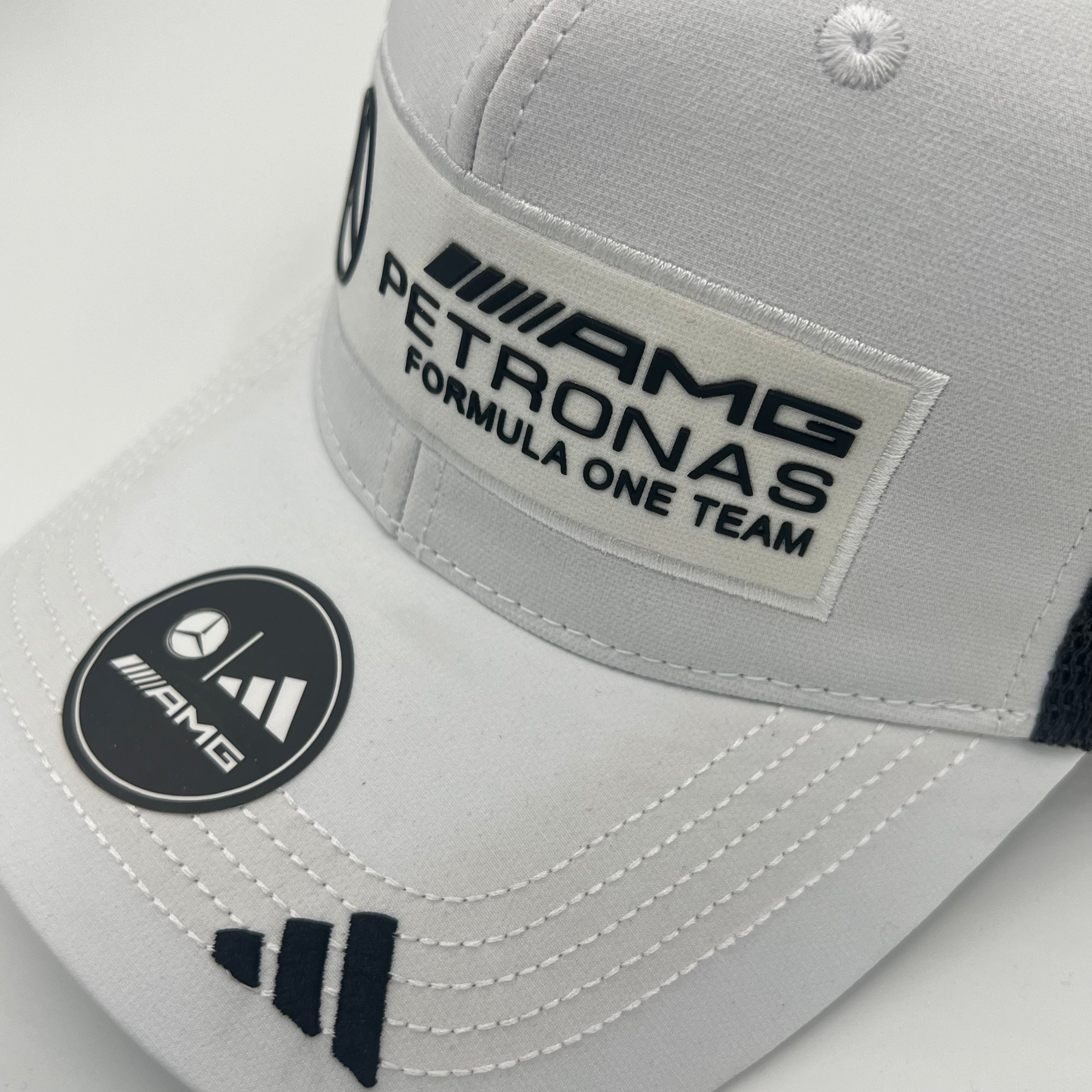 MRC F1 Logo ADS 2025 WHITE Team Trucker Cap